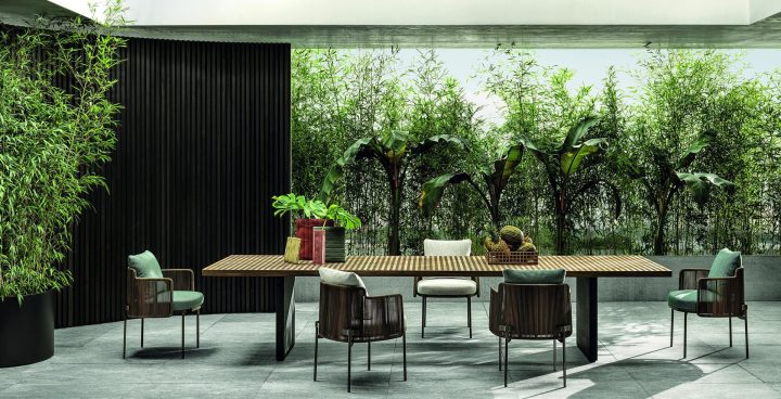 Quadrado Garden Table, Minotti