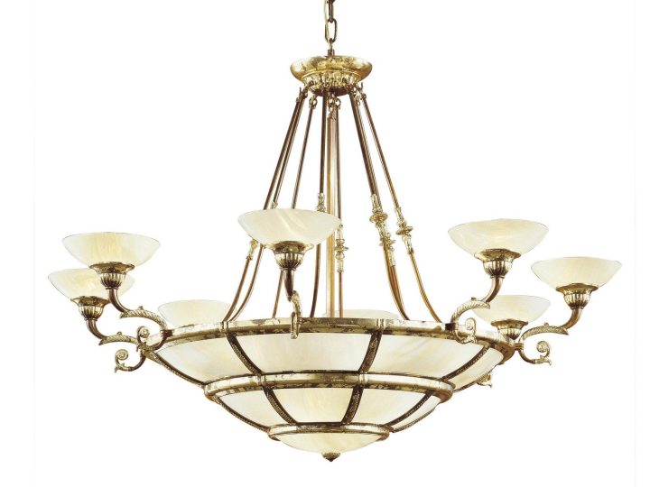 Raffaello 1999/14+8 Pendant Lamp, Possoni Illuminazione