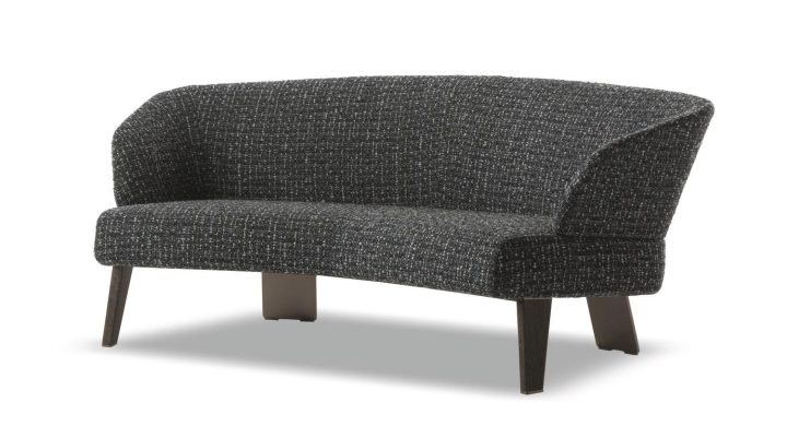 Reeves Lounge Semicurvo Sofa, Minotti