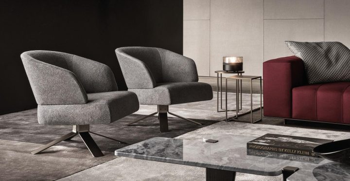 Reeves Small Easy Chair, Minotti