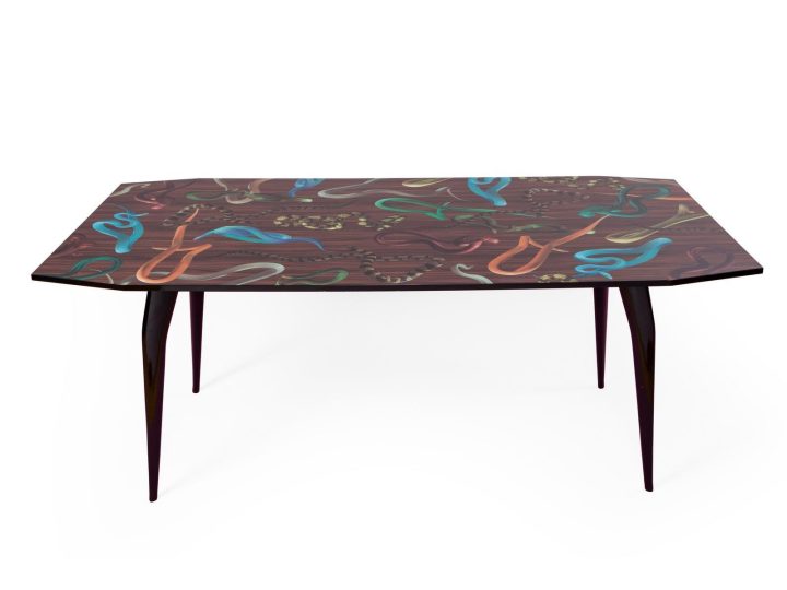 Snakes On Wood Table, Seletti