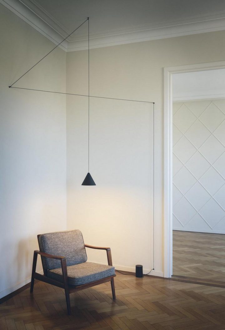 String Light Cone Head Pendant Lamp, Flos