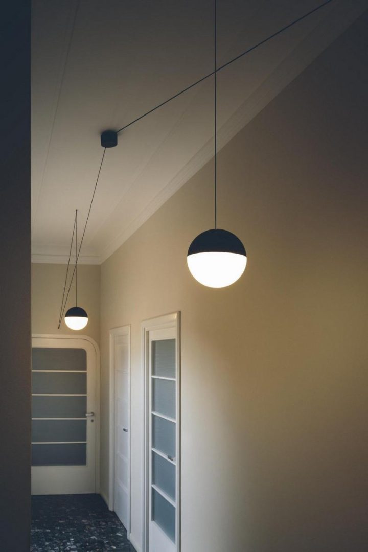 String Light Sphere Head Pendant Lamp, Flos