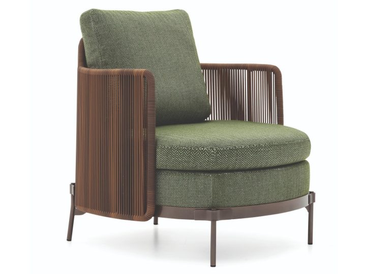 Tape Cord Outdoor Garden Armchair, Minotti