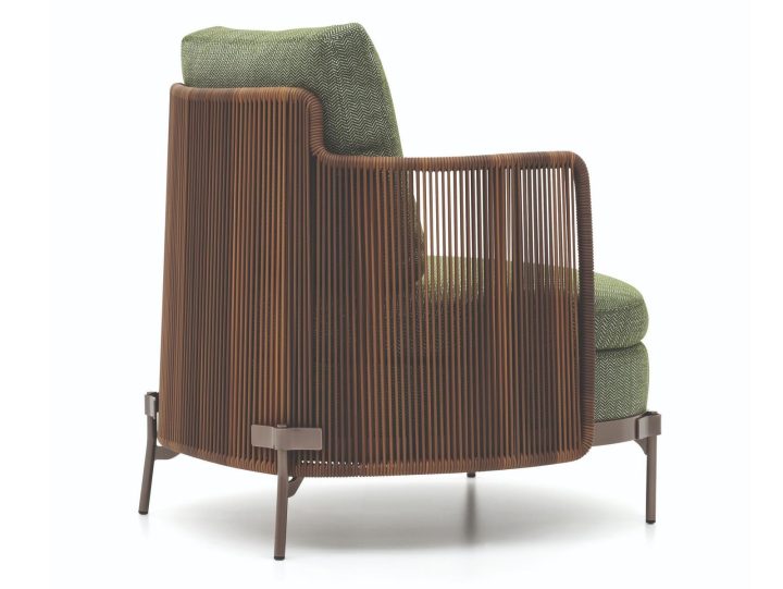 Tape Cord Outdoor Garden Armchair, Minotti