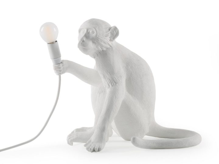 The Monkey Lamp Sitting Outdoor Floor Lamp, Seletti