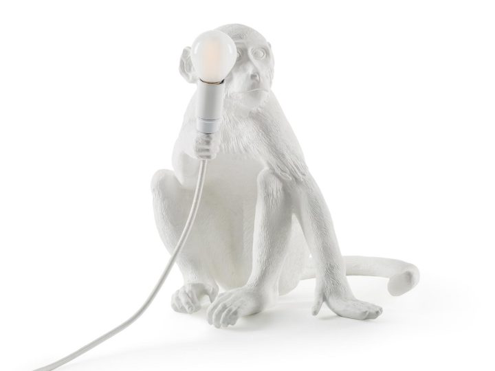 The Monkey Lamp Sitting Outdoor Floor Lamp, Seletti