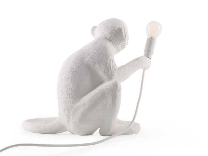 The Monkey Lamp Sitting Outdoor Floor Lamp, Seletti