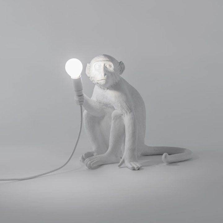 The Monkey Lamp Sitting Outdoor Floor Lamp, Seletti