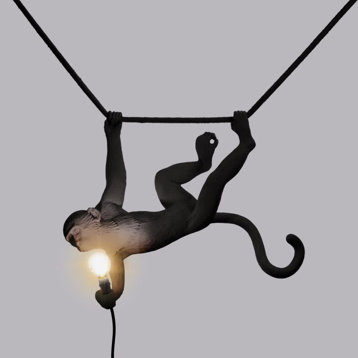 The Monkey Lamp Swing Outdoor Pendant Lamp, Seletti