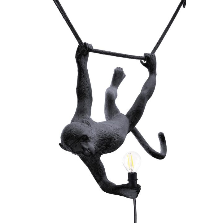 The Monkey Lamp Swing Outdoor Pendant Lamp, Seletti