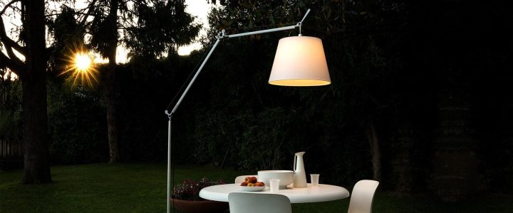 Tolomeo Paralume Outdoor Floor Outdoor Floor Lamp, Artemide