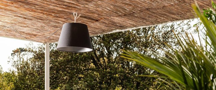 Tolomeo Paralume Outdoor Hook Outdoor Pendant Lamp, Artemide