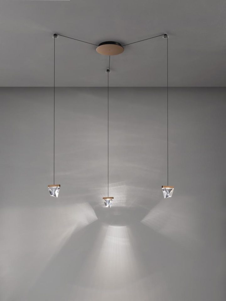 Tripla 3 Spots Pendant Lamp, Fabbian