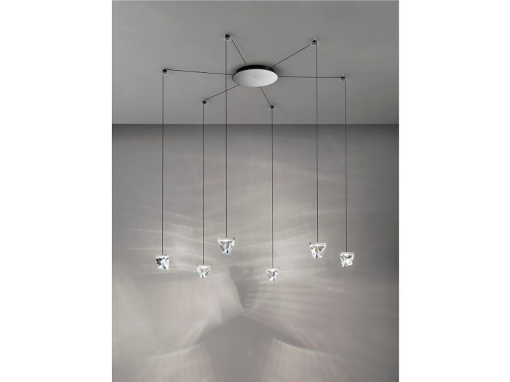 Tripla 6 Spots Pendant Lamp, Fabbian