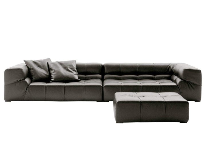 Tufty Time Leather Sofa, B&B Italia