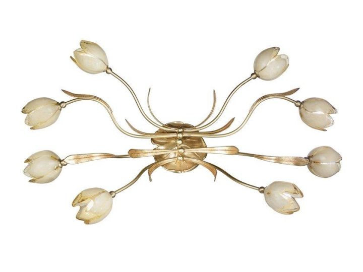 Tulipani 319/4+4pl Ceiling Lamp, Possoni Illuminazione