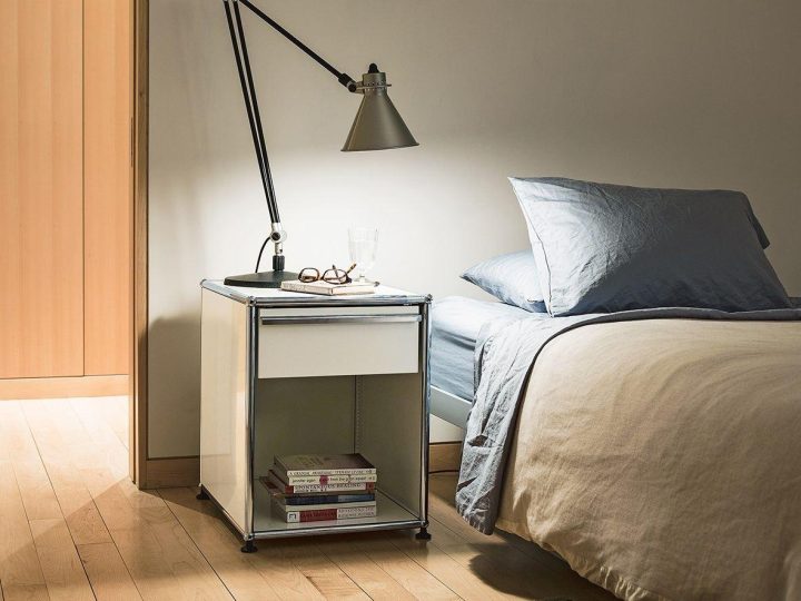 Haller Nightstand Bedside Table, USM