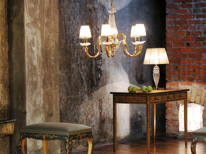 Valentina 269/6 Pendant Lamp, Possoni Illuminazione