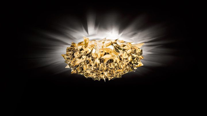 Veli Gold Wall Lamp, Slamp