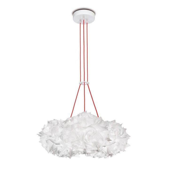 Veli Mini Trio Couture Pendant Lamp, Slamp