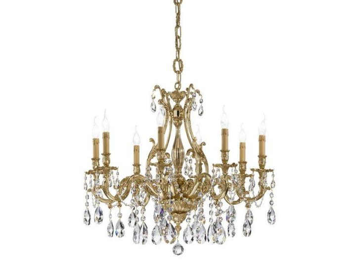 Versailles 093/8 Sh/g Pendant Lamp, Possoni Illuminazione