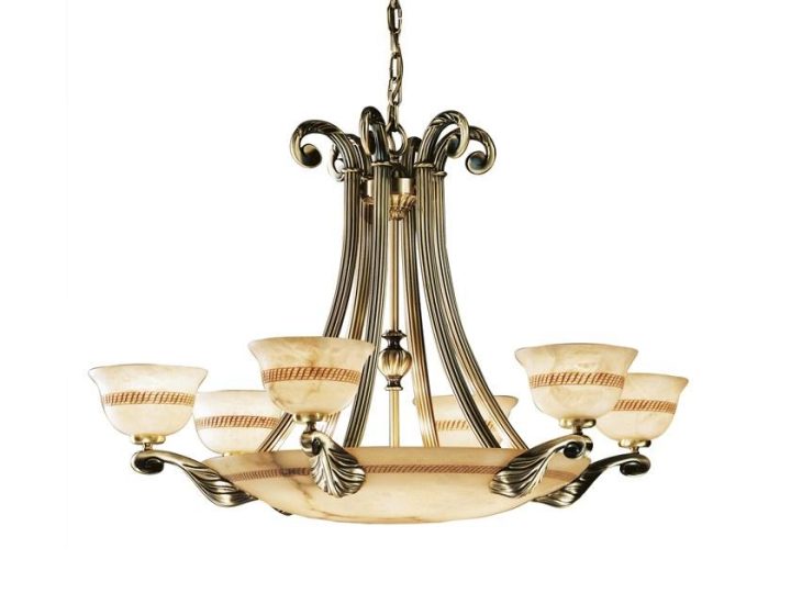 Vivienne 2500/6+6 Pendant Lamp, Possoni Illuminazione