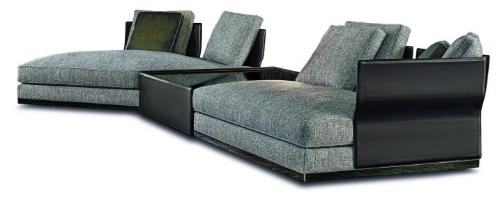 West Saddle Hide Sofa, Minotti