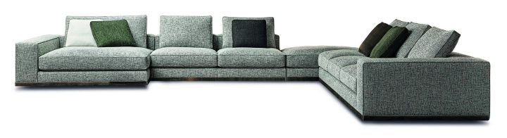 West Saddle Hide Sofa, Minotti