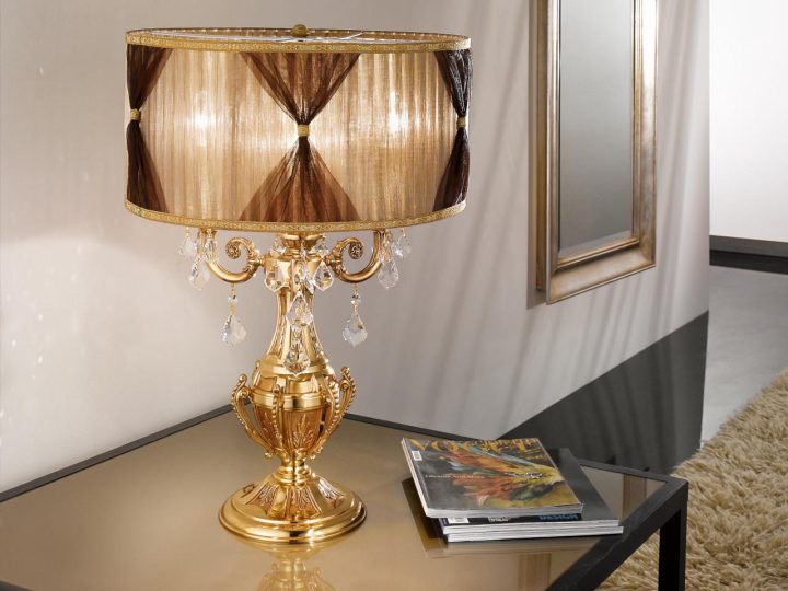 Windsor 888/l3 Sh/p Table Lamp, Possoni Illuminazione