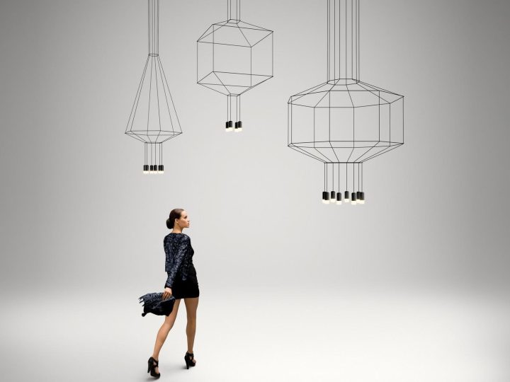 Wireflow 8 Pendant Lamp, Vibia