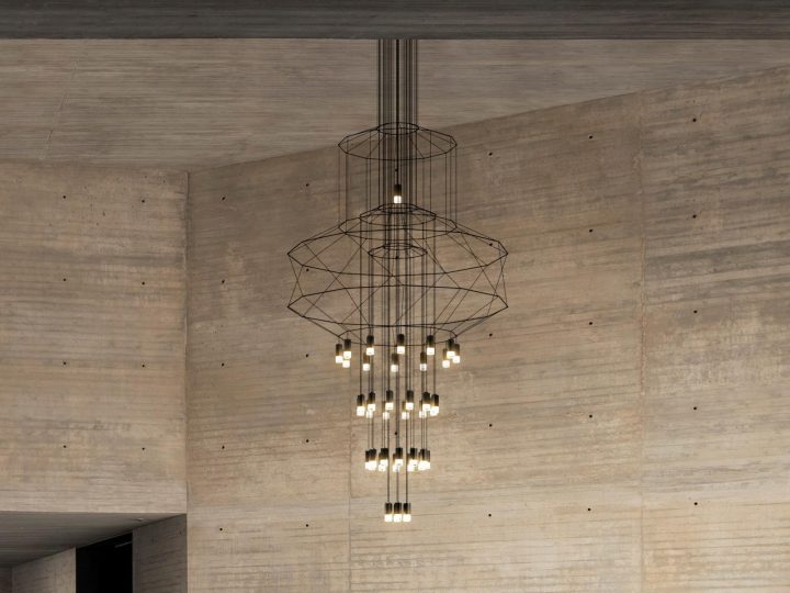 Wireflow Chandelier 0374 Pendant Lamp, Vibia