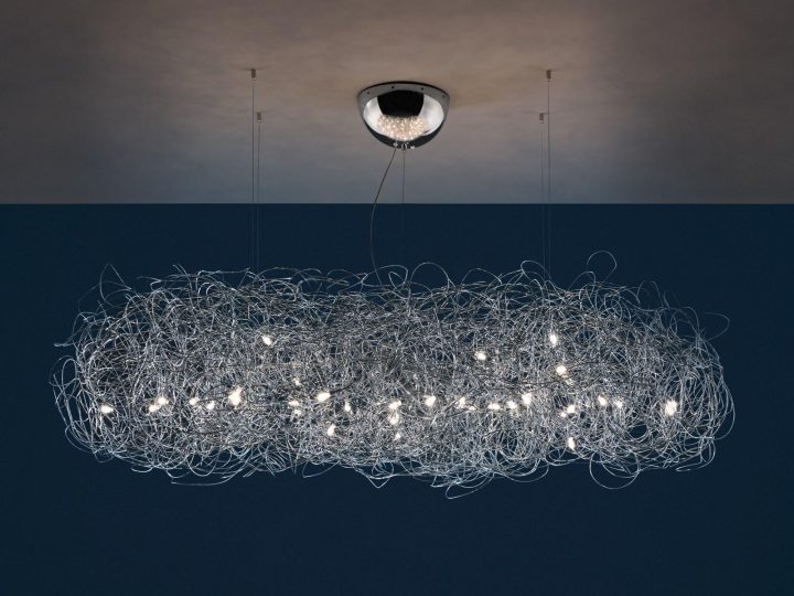 Fil De Fer Nuvola Pendant Lamp, Catellani & Smith