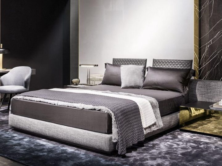 Yang Bed Wide Bed, Minotti