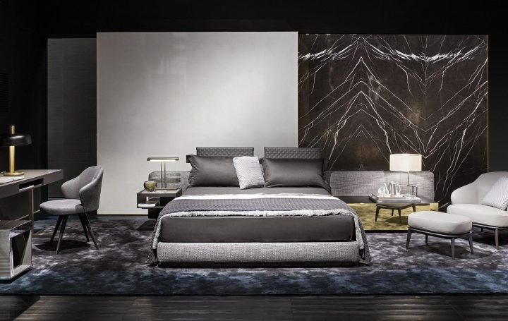 Yang Bed Wide Bed, Minotti