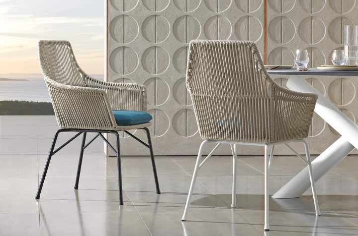 York “cord” Outdoor Garden Chair, Minotti