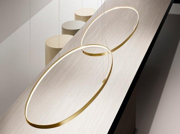 Zero Ellipse Pendant Lamp, Panzeri