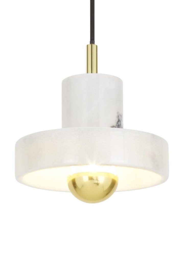 Stone pendant lamp by Tom Dixon