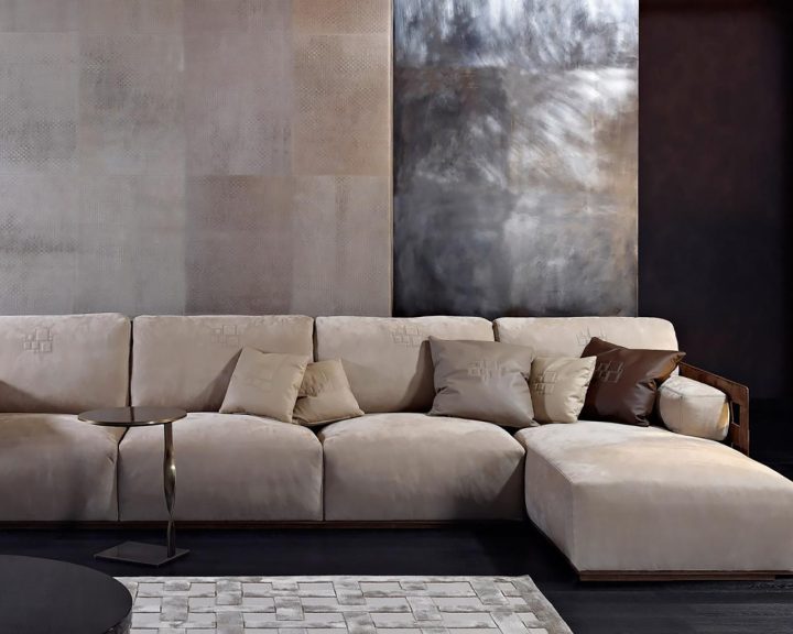 Braid sofa by Rugiano