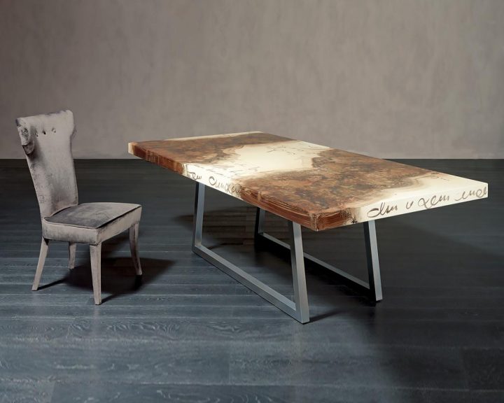 Decoro table by Rugiano