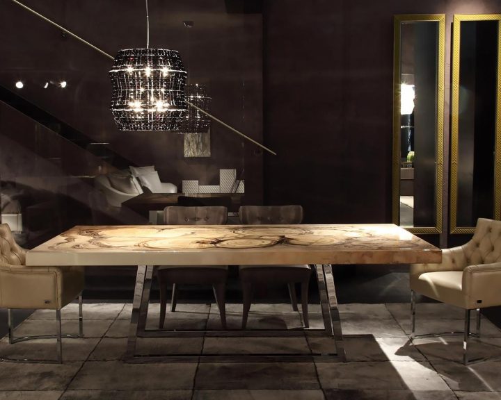 Decoro table by Rugiano