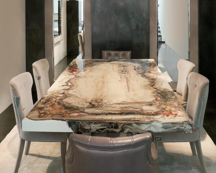 Decoro table by Rugiano