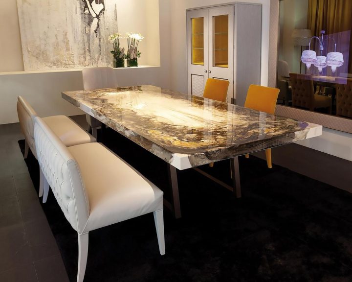 Decoro table by Rugiano