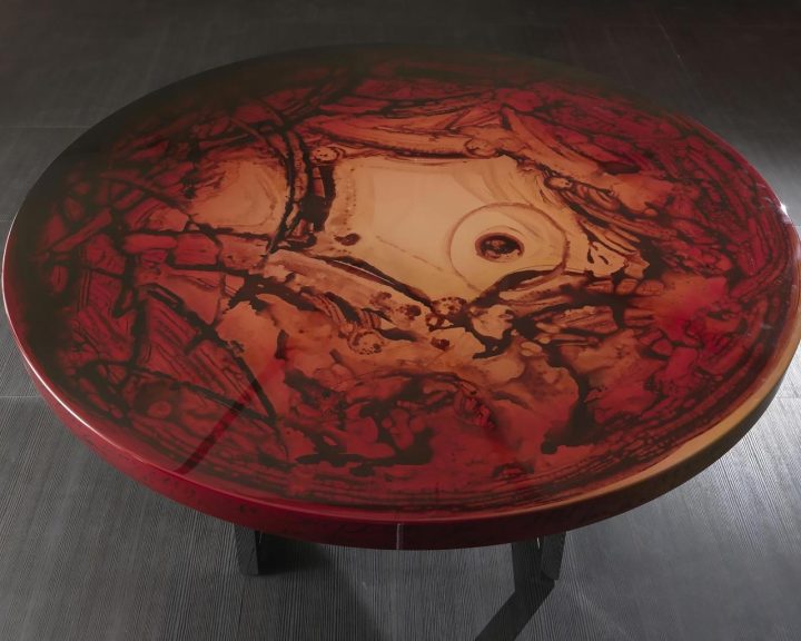 Decoro table by Rugiano