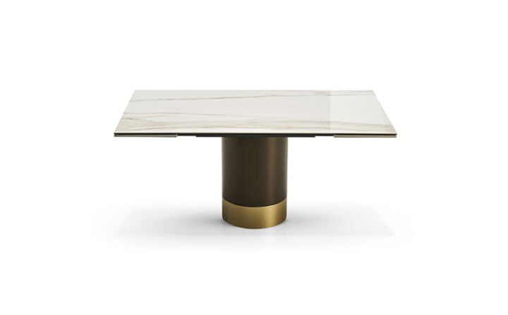 Cilindro ceramic - round ceramic table in a luxury style | Eforma