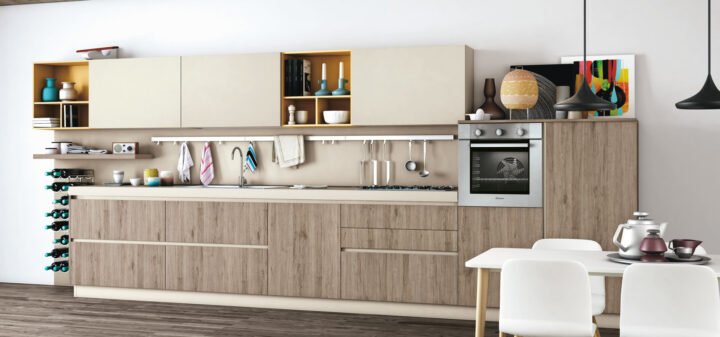 Ank - melamine kitchen without handles | Creo kitchens