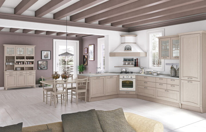 Aurea - wood kitchen with handles | Creo kitchens