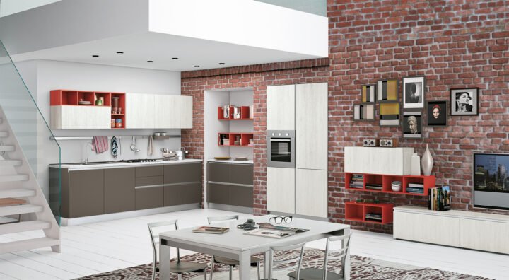 Ank - melamine kitchen without handles | Creo kitchens