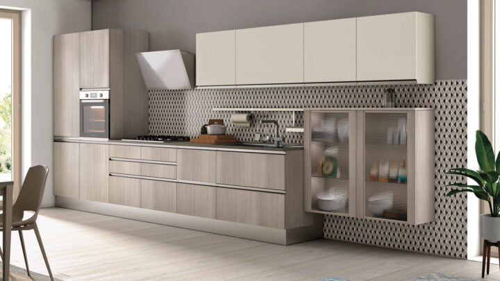 Tablet - veneer kitchen without handles | Creo kitchens