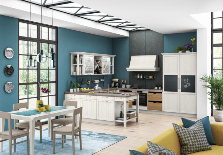 Contempo - lacquered kitchen with handles | Creo kitchens